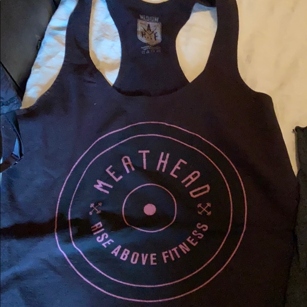 Rise above fitness tank top